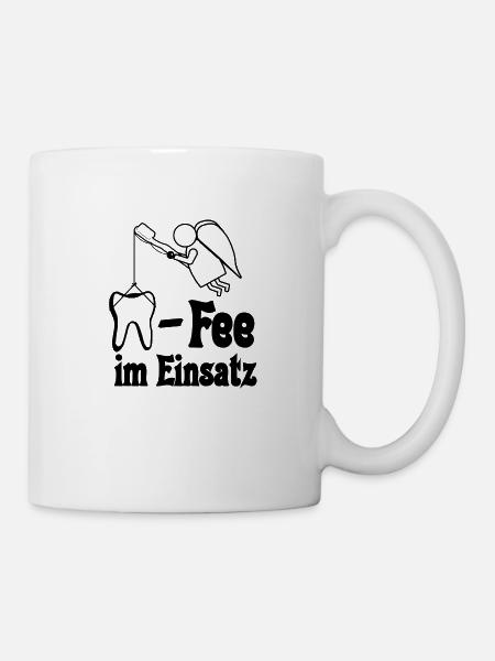 Zahnarzt01 - Tasse - Weiß