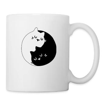 Cats in black and white - Mug - white - Right