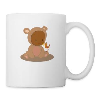 bébé, bébé noir, bébé afro - Mug blanc - blanc - Droite