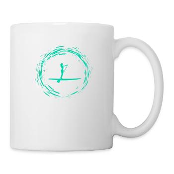 Stand Up Paddle Girl - Tasse - Weiß - Rechts