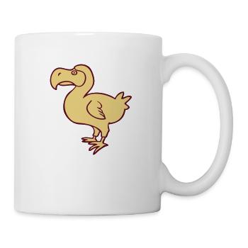 dodo Dodo von Mauritius, der Humor zeichnet - Tasse - Weiß - Rechts