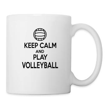 volleyball - Tasse - Weiß - Rechts