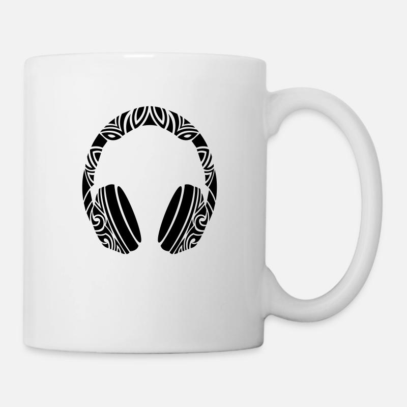 casque - Mug blanc - blanc