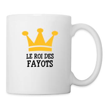 Le Roi des Fayots - Mug blanc - blanc - Droite