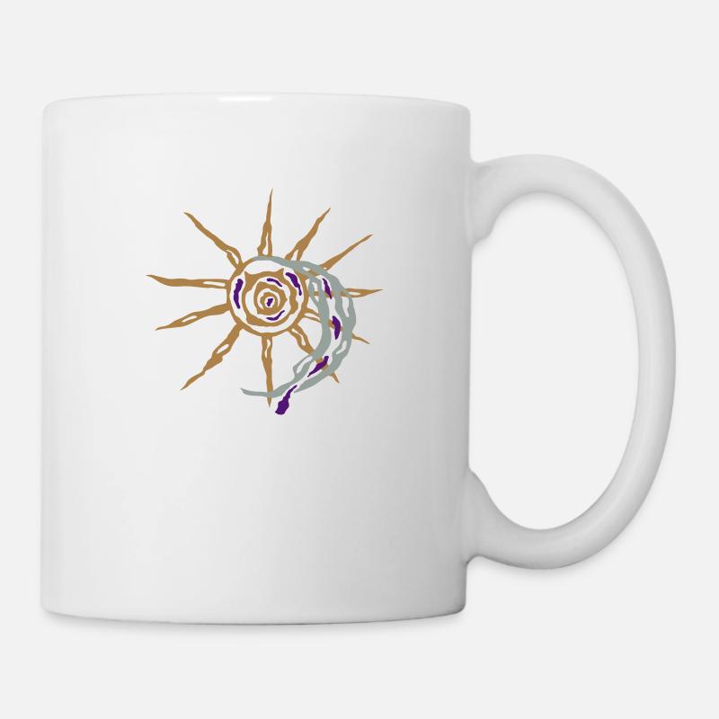sun and moon - Mug blanc - blanc
