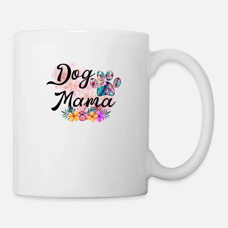 Hundemama - Tasse - Weiß