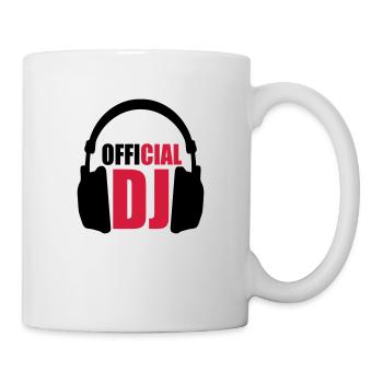 Official DJ - Mug blanc - blanc - Droite