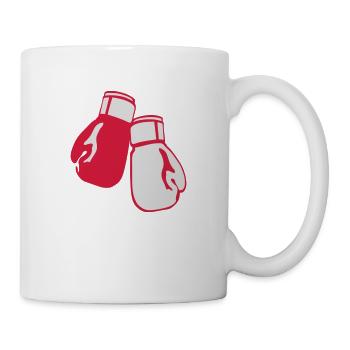 gant de boxe sport 12 - Mug blanc - blanc - Droite