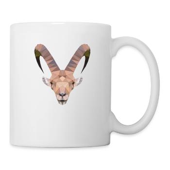 Alpen Steinbock - Tasse - Weiß - Rechts