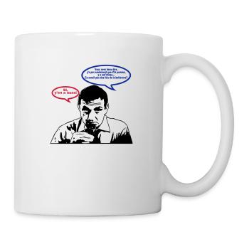 si y'en a aussi lino ventura - Mug blanc - blanc - Droite