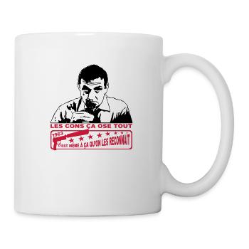 les cons ça ose tout 1963 lino ventura - Mug blanc - blanc - Droite