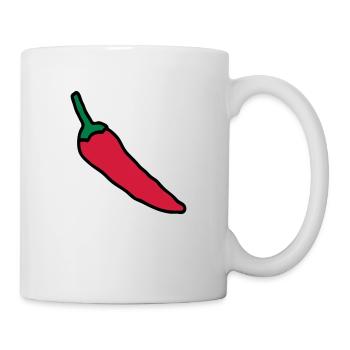 piment dessin de légume paprika espelette - Mug blanc - blanc - Droite