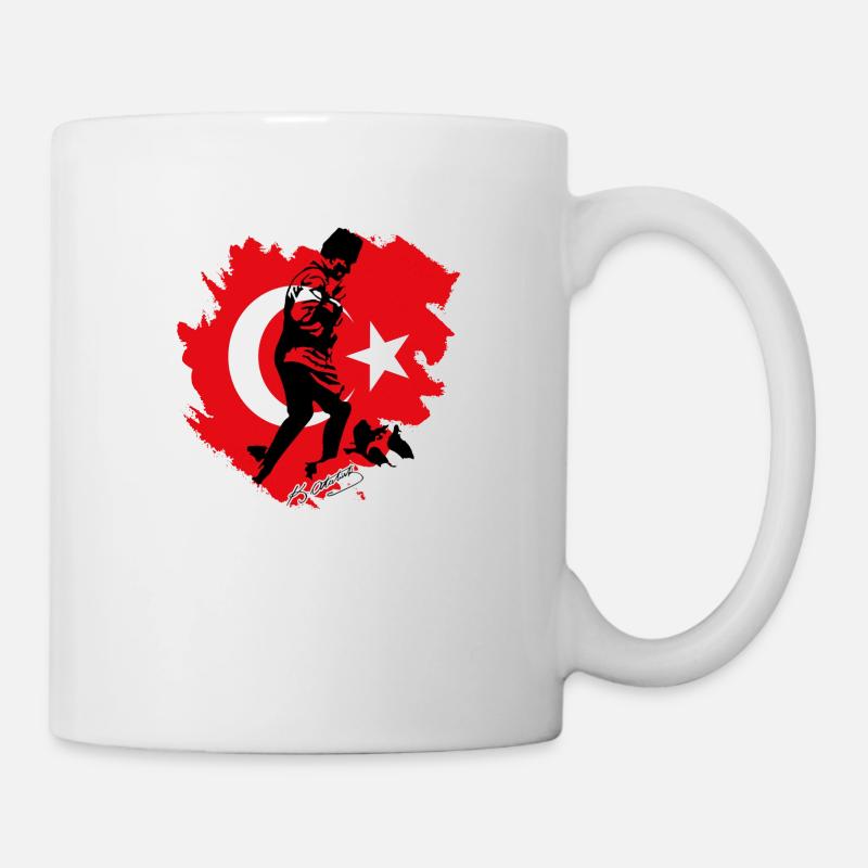 Mustafa Kemal Atatürk - Tasse - Weiß