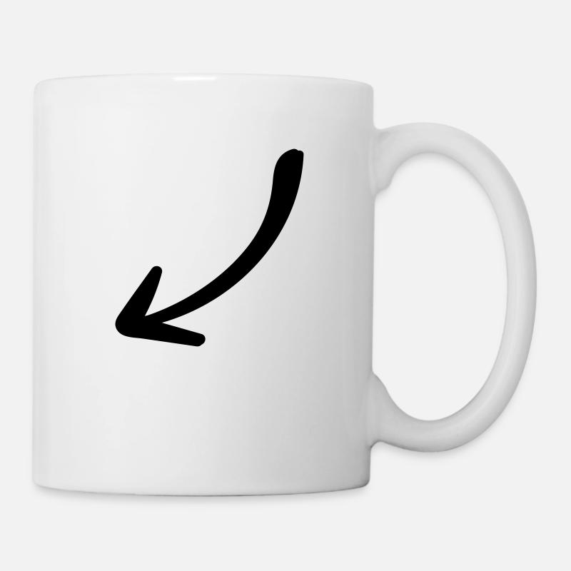 Pfeil - Pfeil - Tasse - Weiß