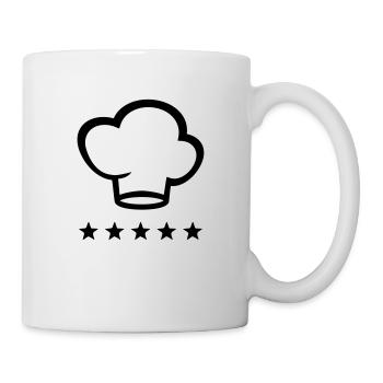 Sternekoch - Sterne - Tasse - Weiß - Rechts