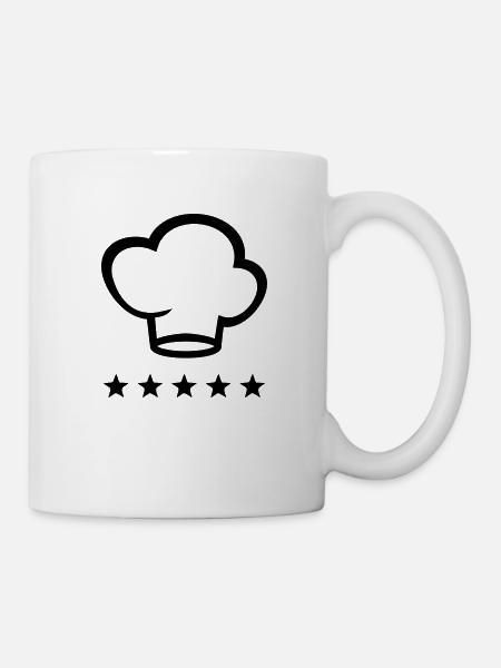 Sternekoch - Sterne - Tasse - Weiß
