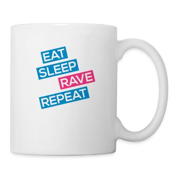 EAT SLEEP RAVE REPEAT - Mug - white - Right