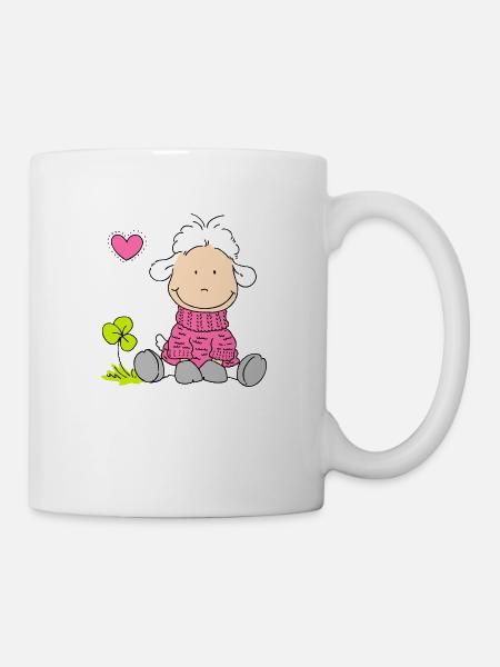 Sheep in Sweater - Tasse - Weiß