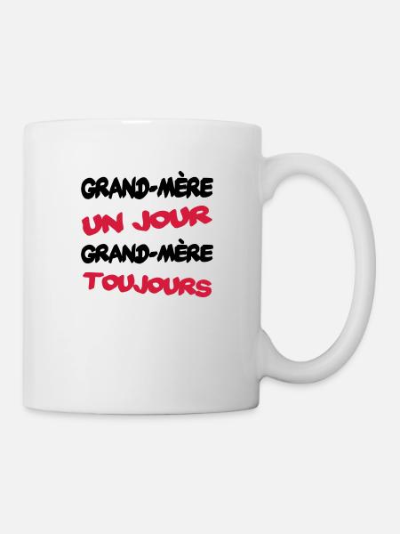GRAND MERE un jour... - Mug - white