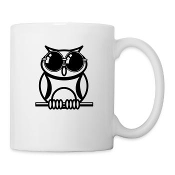 OWL sunglasses - Mug - white - Right