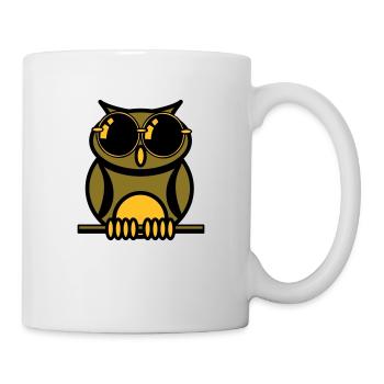 OWL sunglasses - Mug - white - Right