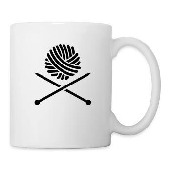 Tricoter - Mug blanc - blanc - Droite