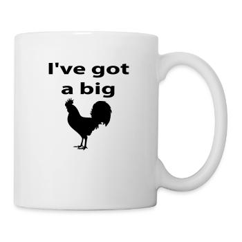big coq - Mug blanc - blanc - Droite