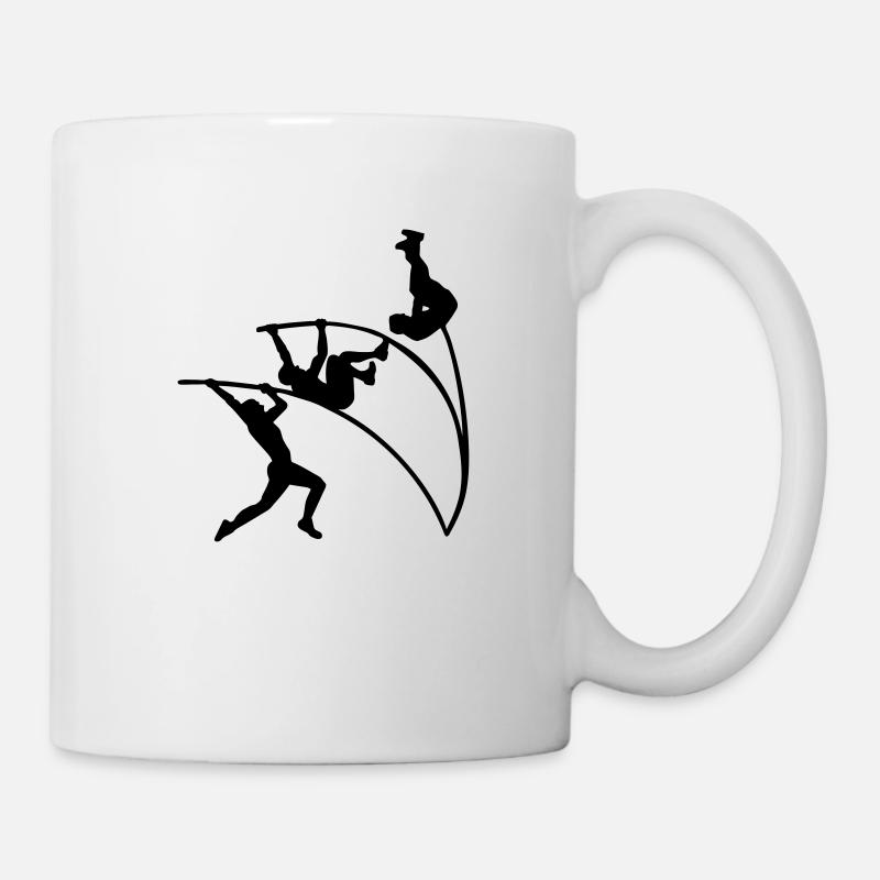 stabhochsprung pole vault - Tasse - Weiß