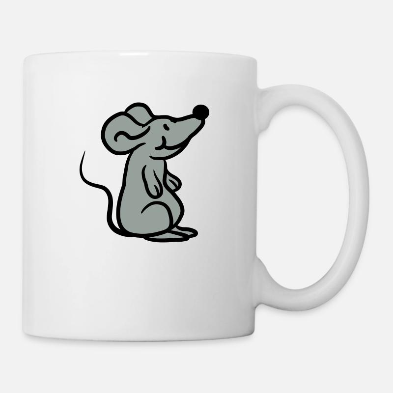 Little cute cute mouse - Mug - white