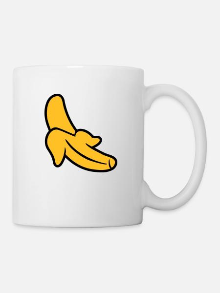 Banane - Mug blanc - blanc