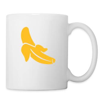 Banane - Mug blanc - blanc - Droite