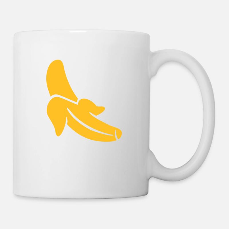 Banane - Mug blanc - blanc