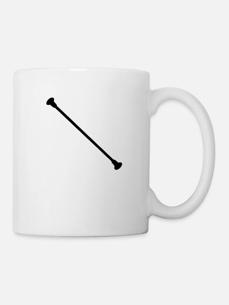 baton de twirling Twirling bâton - Mug blanc - blanc