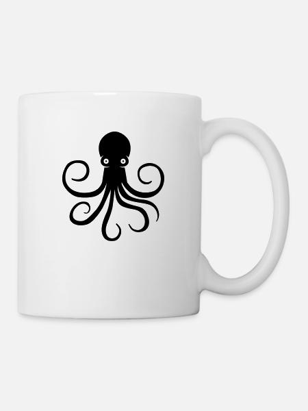 Octopus - Mug - white