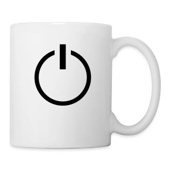 power_icon_f1 - Tasse - Weiß - Rechts