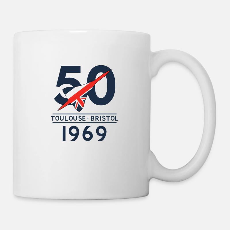 50ème anniversaire du Concorde - Mug blanc - blanc
