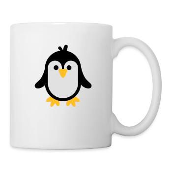 Manchot - Mug blanc - blanc - Droite