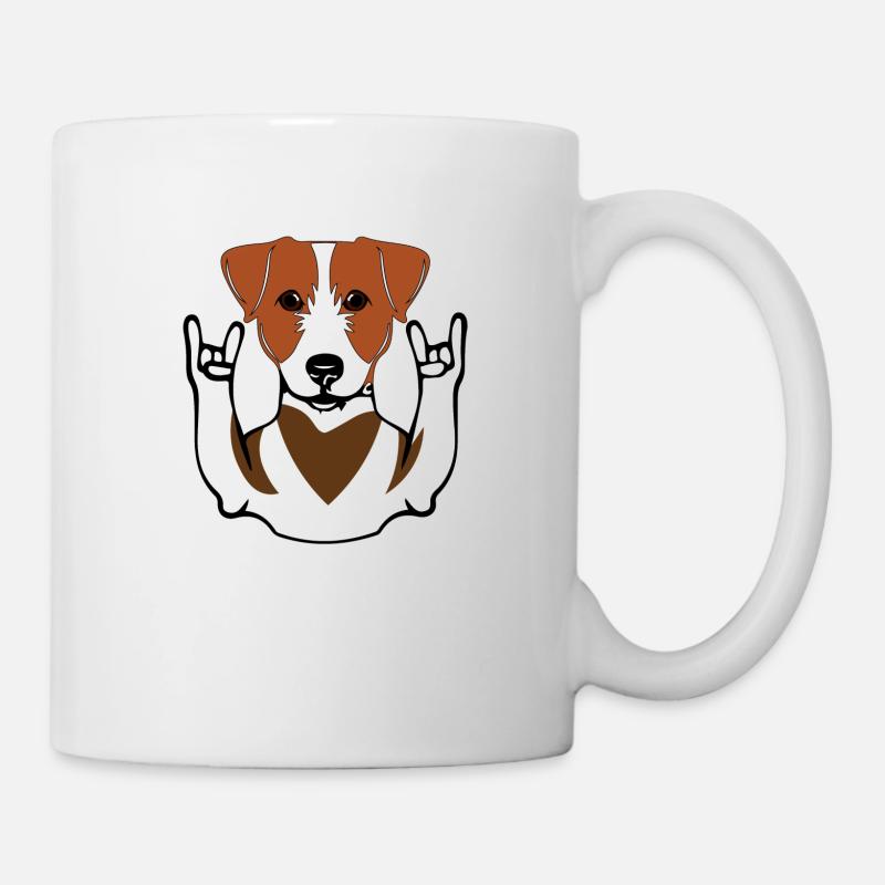 JACK RUSSELL - Tasse - Weiß
