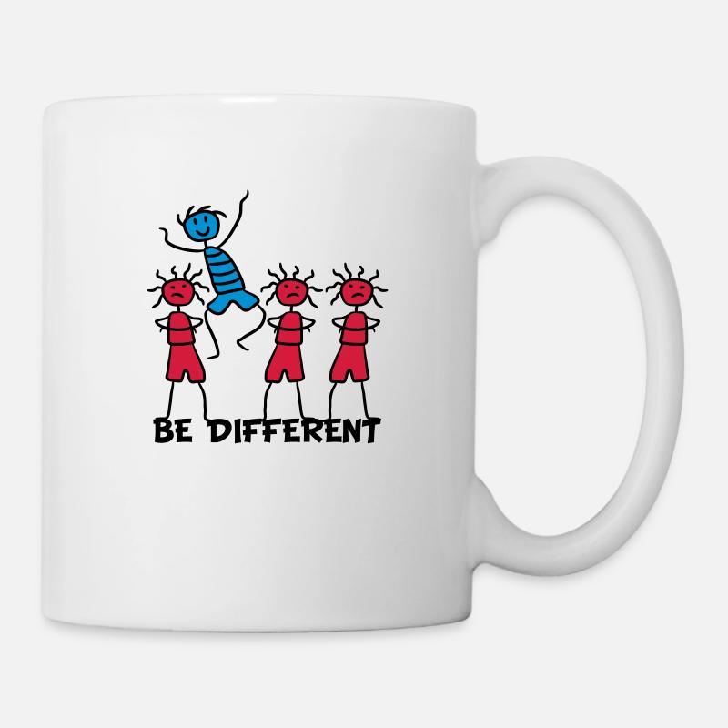 Happy Funny Boy Be Different - Tasse - Weiß