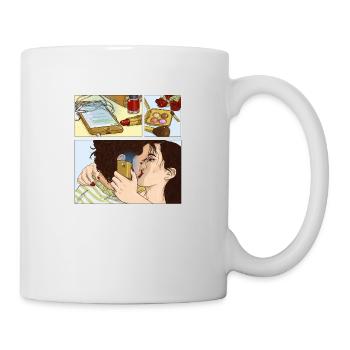 Comic - Tasse - Weiß - Rechts