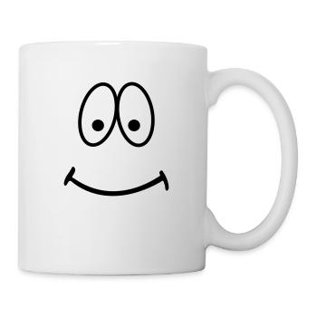 smiley - Tasse - Weiß - Rechts
