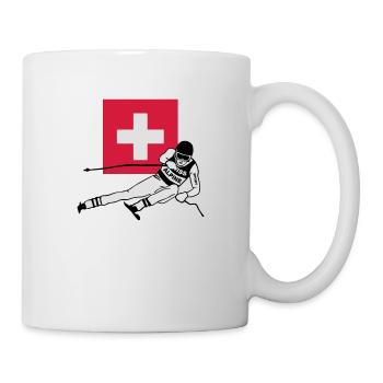 ski - alpine - apres - Schweiz - Tasse - Weiß - Rechts