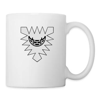 drapeau blason ville de Kiel Allemagne - Mug blanc - blanc - Droite