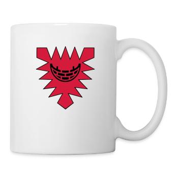 drapeau blason ville de kiel Allemagne - Mug blanc - blanc - Droite