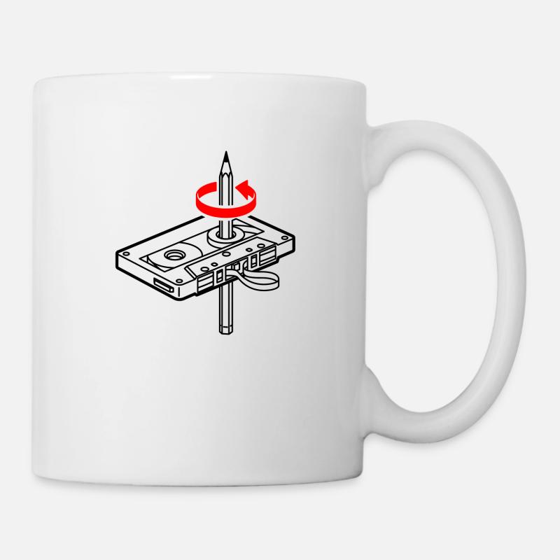 Tape & Pen - Tasse - Weiß