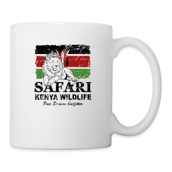 Lion - Safari Kenya Wildlife - Mug - white - Right
