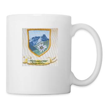 Kleinwalsertaler Bergwelten, the official logo - Mug - white - Right