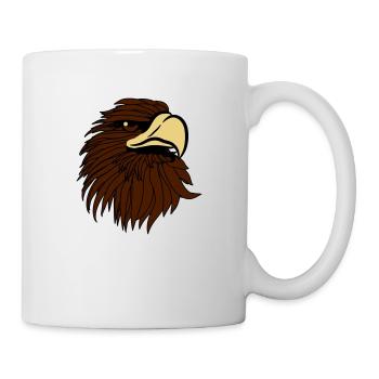 Aigle aigle chauve - Mug blanc - blanc - Droite