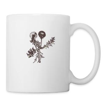 The dandelion - dark grey - Mug - white - Right