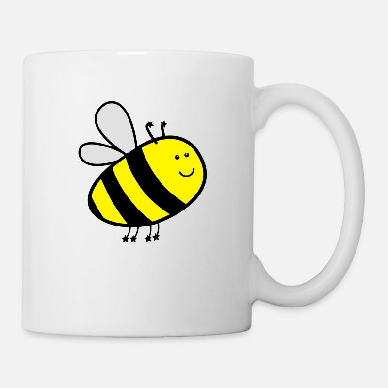 biene - Tasse - Weiß